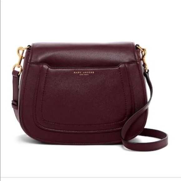 Marc Jacobs Empire City Messenger Bag Dark Red - Picture 8 of 9